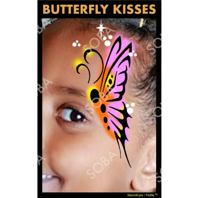 ProAiir StencilEyes Butterfly Kisses pochoir papillon réutilisable