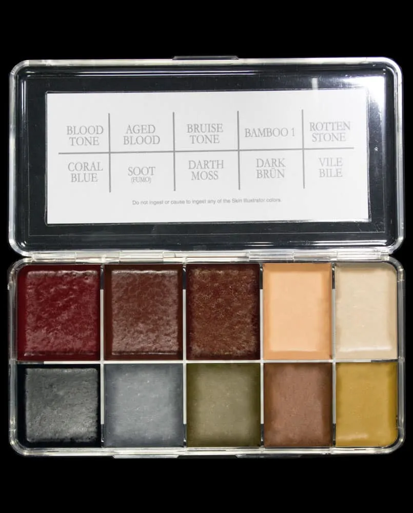 Skin Illustrator T4 Palette palette 10 couleurs pigment intense