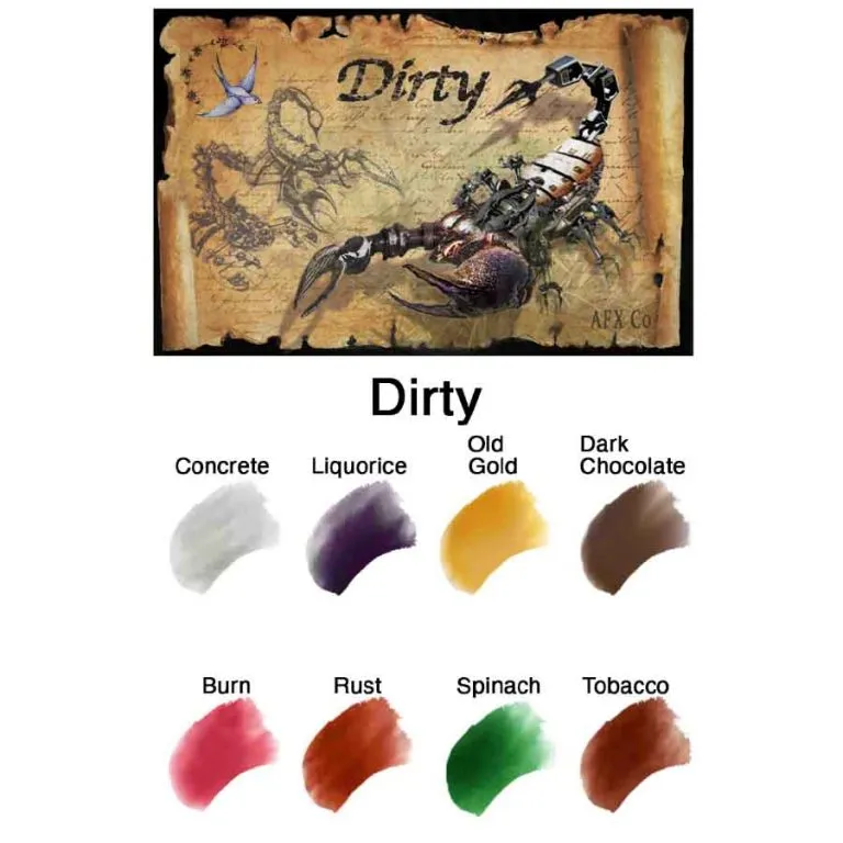 Bluebird Dirty Palette encres salissures 32g effets