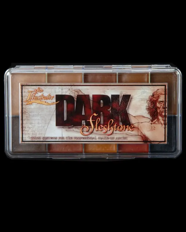 Skin Illustrator Dark Flesh Tone palette teint foncé mat