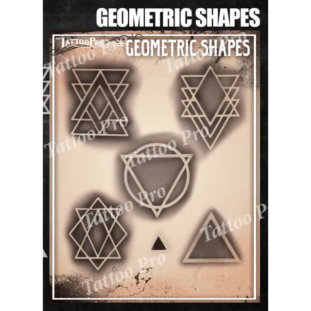 ProAiir Tattoo Pro TPS Geometric Shapes pochoir
