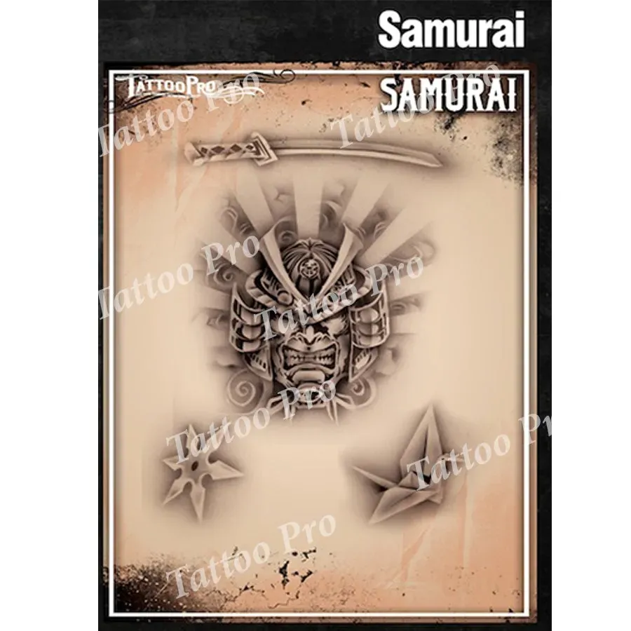 ProAiir Tattoo Pro Samurai pochoir tatouage japonais