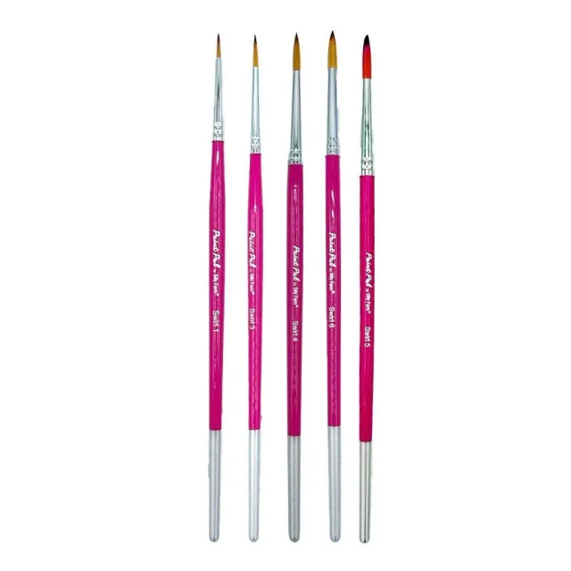 F.A.B. Paint Pal Swirls set 5 pinceaux ronds visage