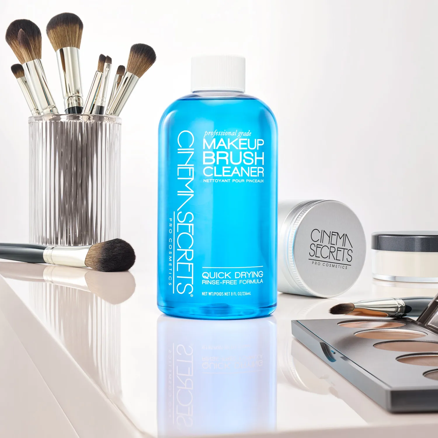 Cinema Secrets nettoyant pinceaux vanille bleue 6 oz
