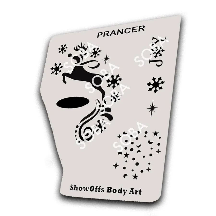 ProAiir StencilEyes Prancer pochoir taille unique renne Noël