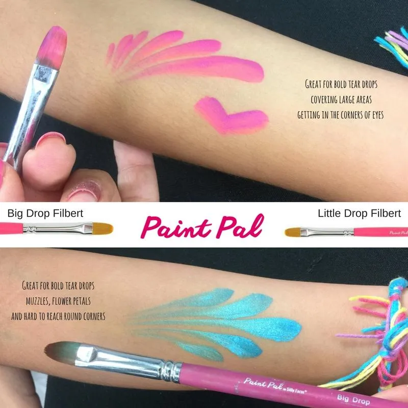 F.A.B. Paint Pal Big Drop pinceau visage pétale large