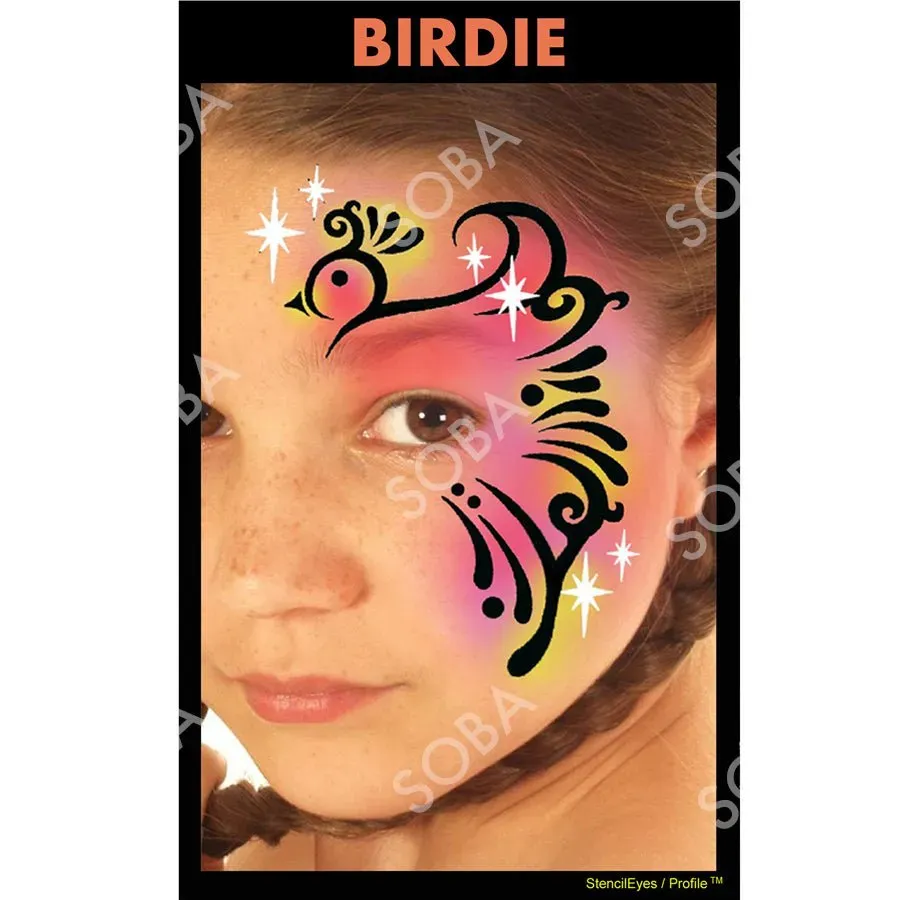 ProAiir StencilEyes Birdie pochoir visage taille unique