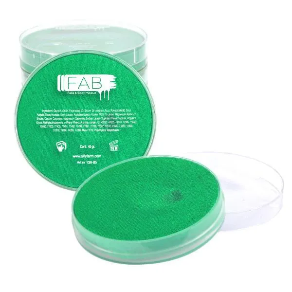 F.A.B. 129 Ocean Shimmer maquillage visage vert doré nacré 16g