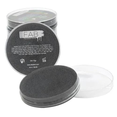 F.A.B. Face Paint Steel Black Shimmer Graphite 223 peinture visage 16 g noire