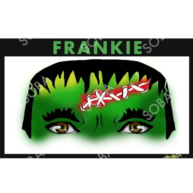 ProAiir StencilEyes Frankie pochoir visage Halloween