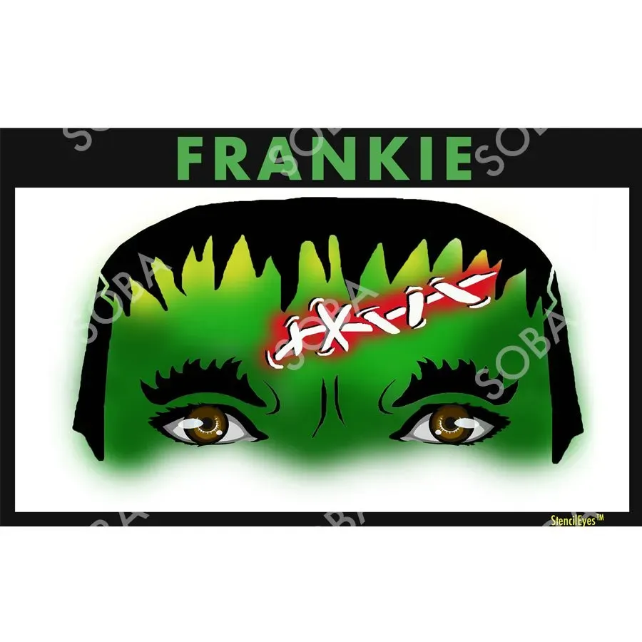 ProAiir StencilEyes Frankie pochoir visage Halloween