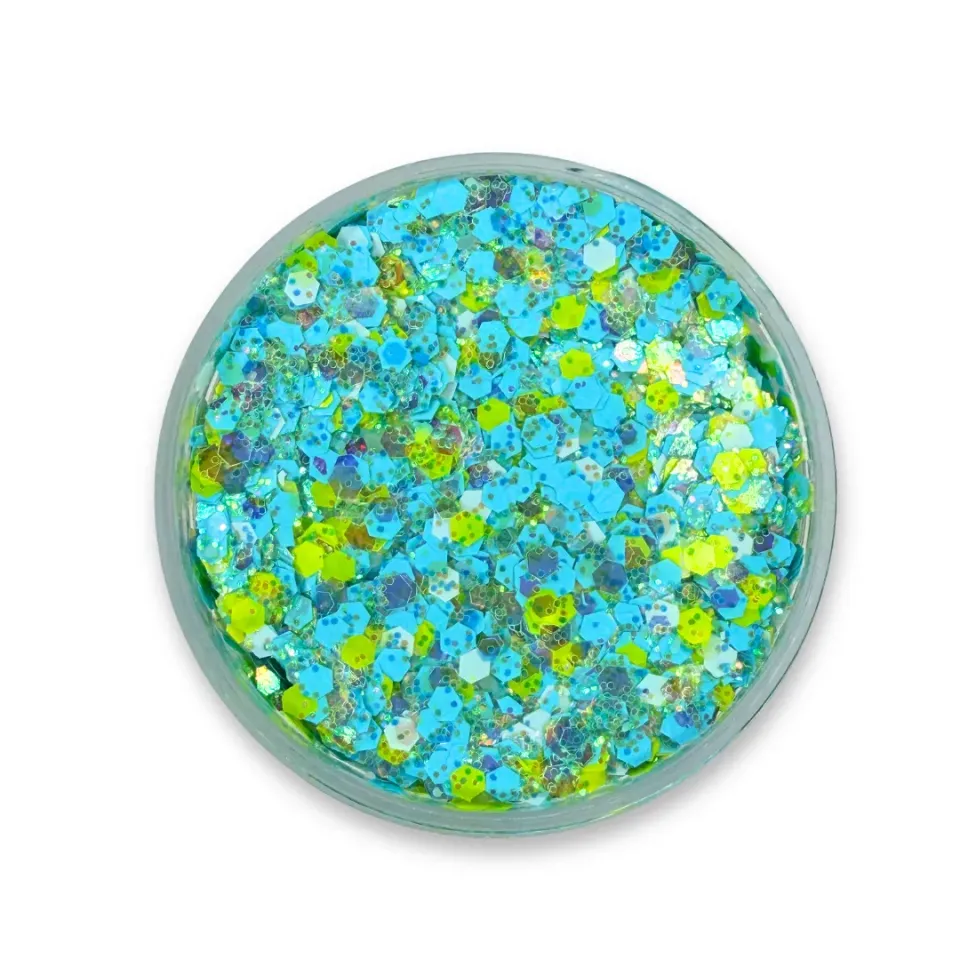 F.A.B. Studio Sparkle Pool Party glitter crème aqua 25 g
