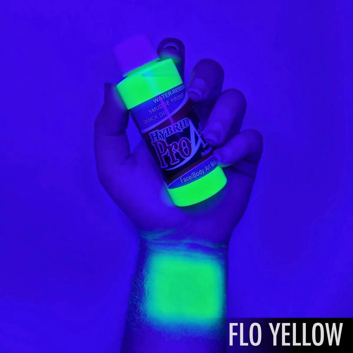 ProAiir Fluorescent Yellow maquillage hybride 60 ml jaune UV