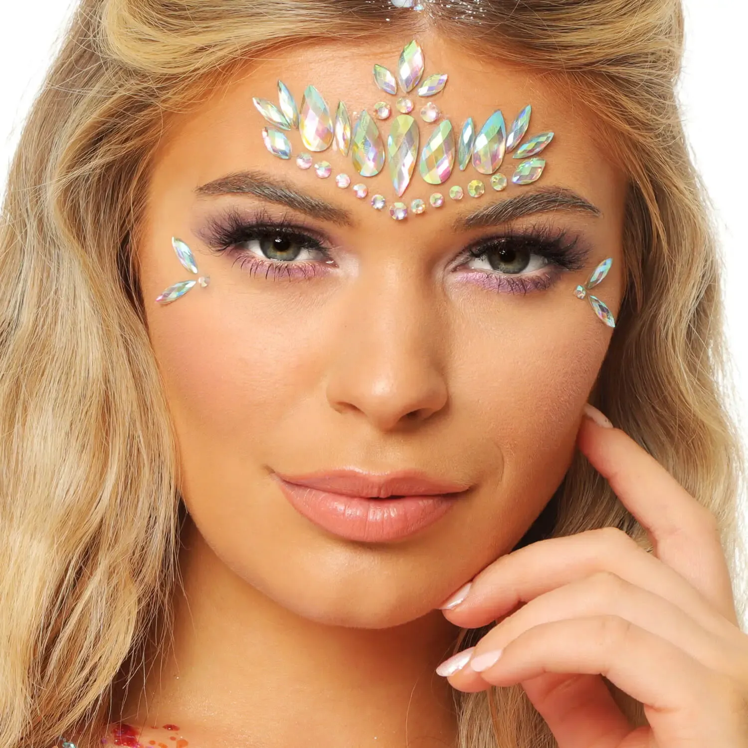 PaintGlow Glitter Me Up Crown Jewels strass visage réutilisable