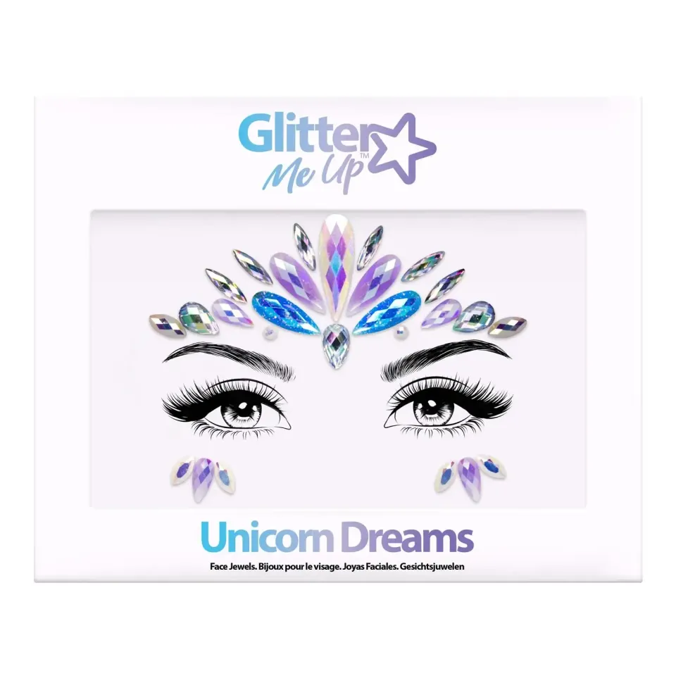 PAINTGLOW Glitter Me Up Unicorn Dreams bijoux visage