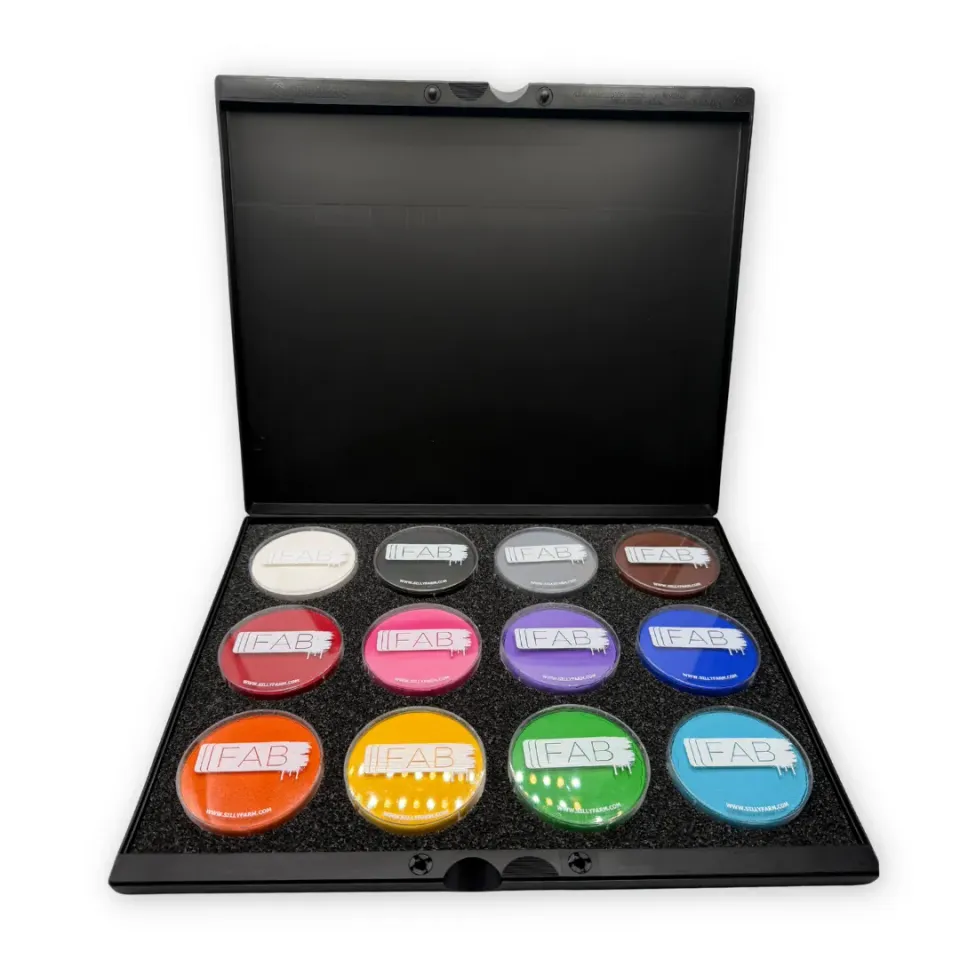 F.A.B. Essential Colors palette peinture visage 12 x 45 g