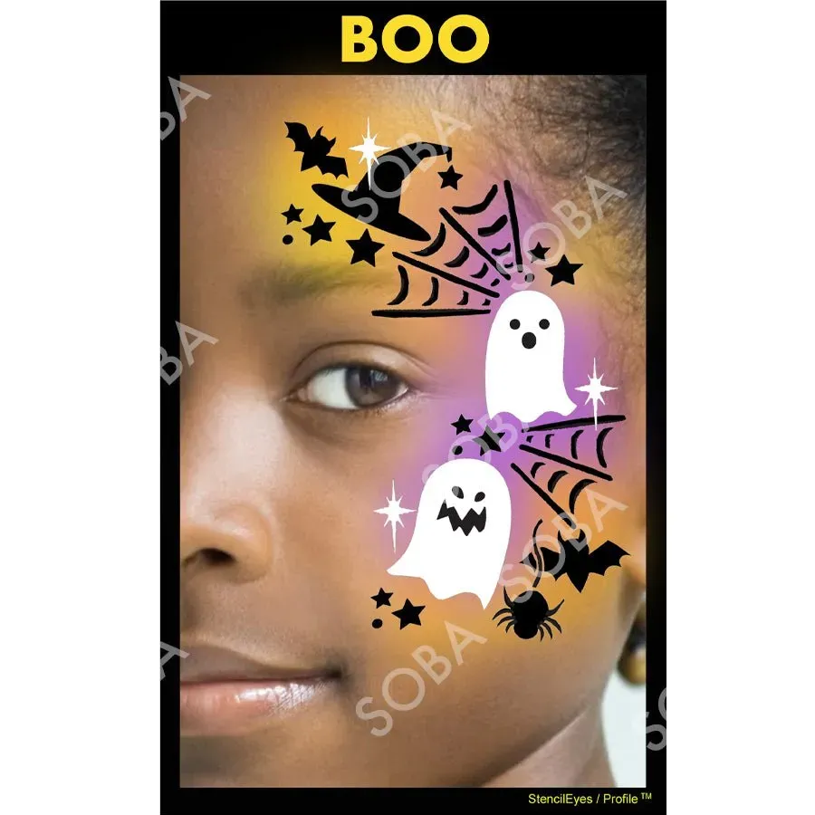 ProAiir StencilEyes Boo pochoir maquillage Halloween