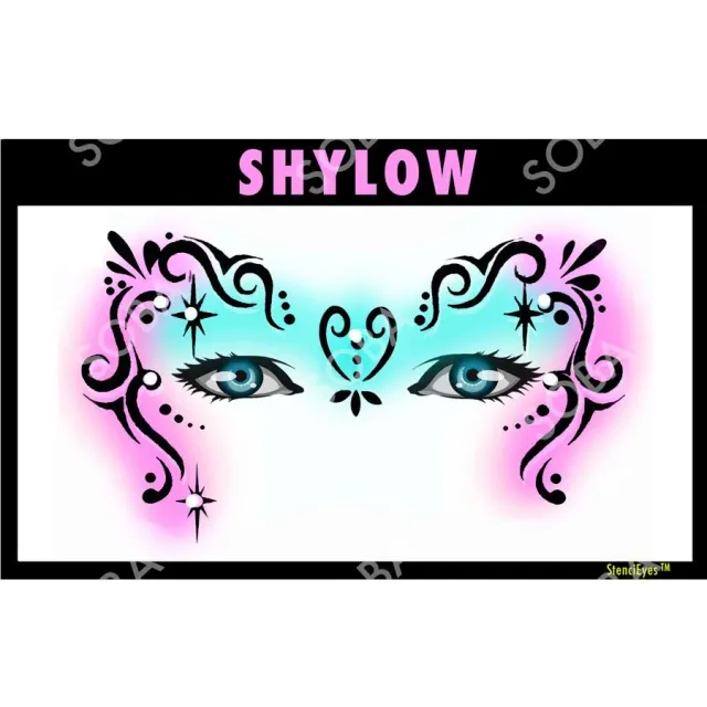 ProAiir StencilEyes Shylow pochoir maquillage adulte fille