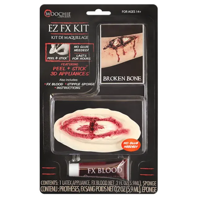 Woochie Broken Bone kit FX os brisé peel & stick