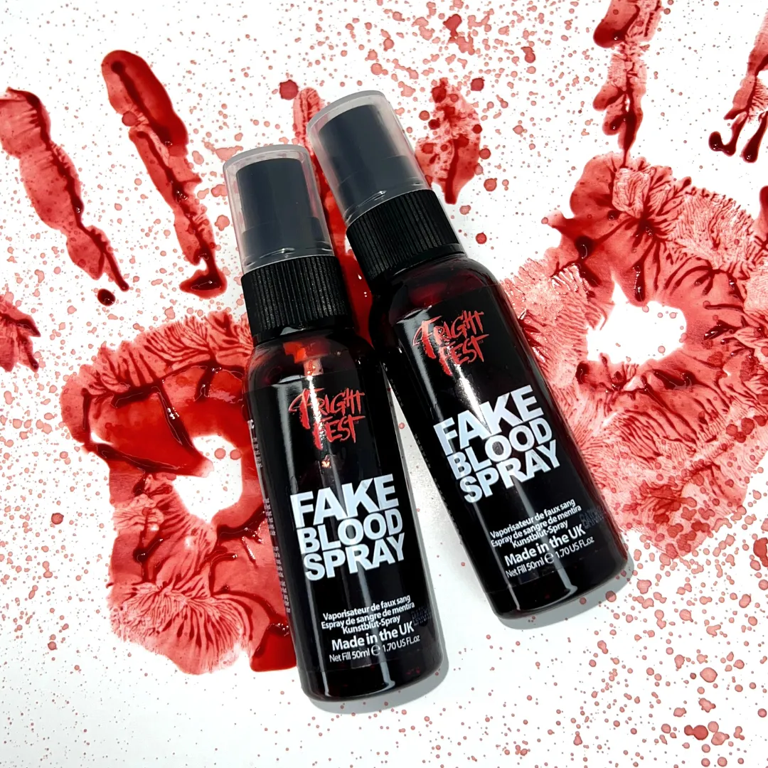 Fright Fest Fake Blood spray faux sang effet éclaboussure