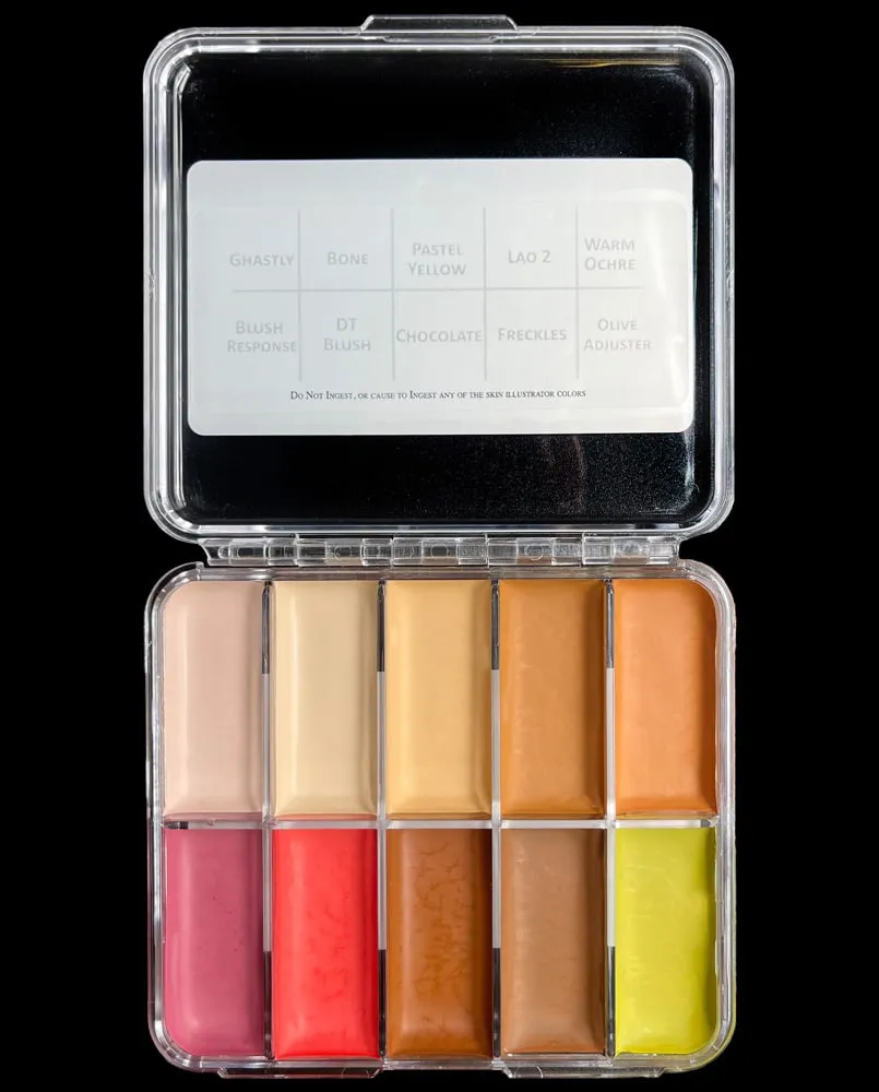 Skin Illustrator Adrian Rigby Bald Caps palette calotte