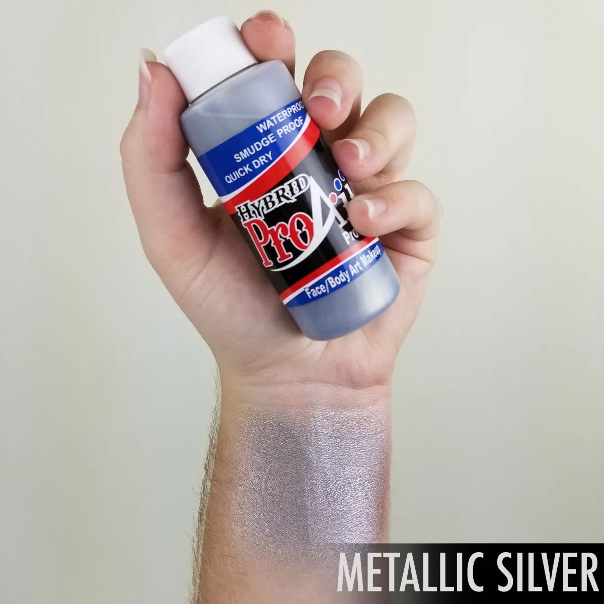 ProAiir Hybrid Metallic Silver maquillage 60 ml argenté