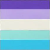 F.A.B. Twilight Pixie Rainbow Cake fard arc-en-ciel 50g bleus