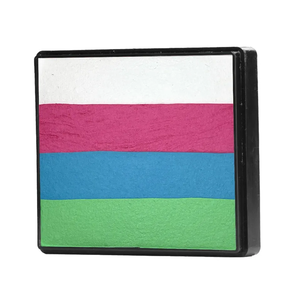 F.A.B. Minty Rose Rainbow Cake peinture visage 50 g rose menthe