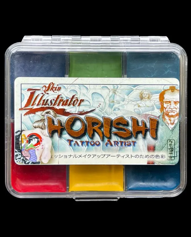 Skin Illustrator Horishi On Set palette maquillage tatouage japonais